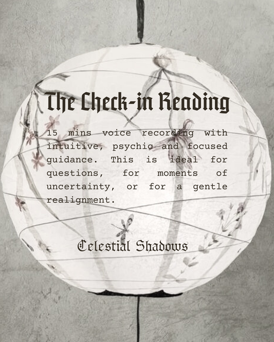 ✧ The Check In Reading  ✧