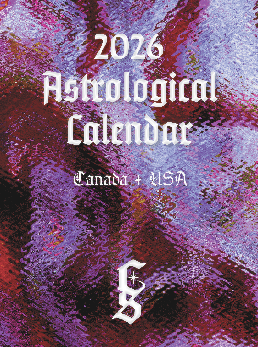 2026 Astrological Wall Calendar