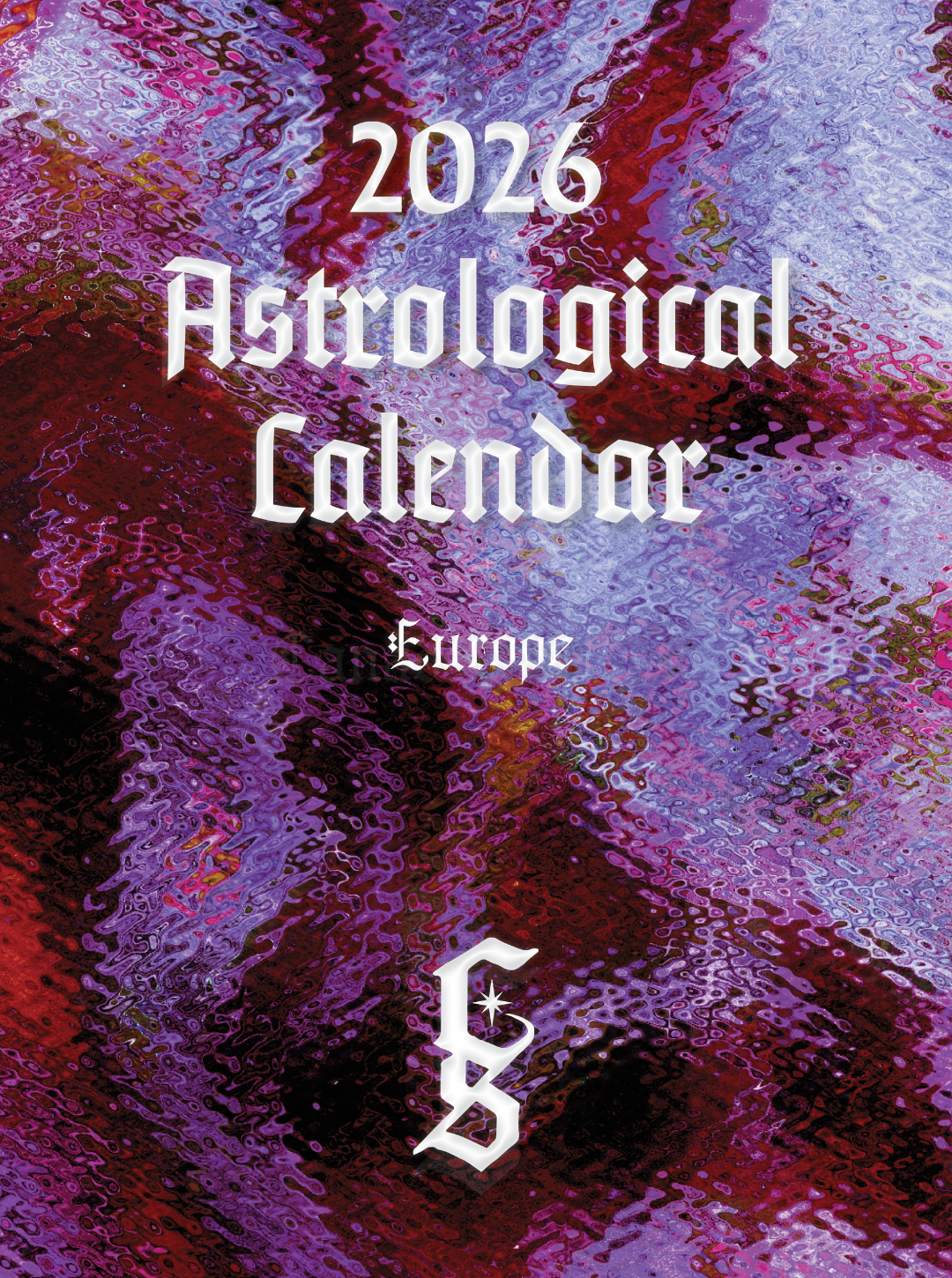 2026 Astrological Wall Calendar