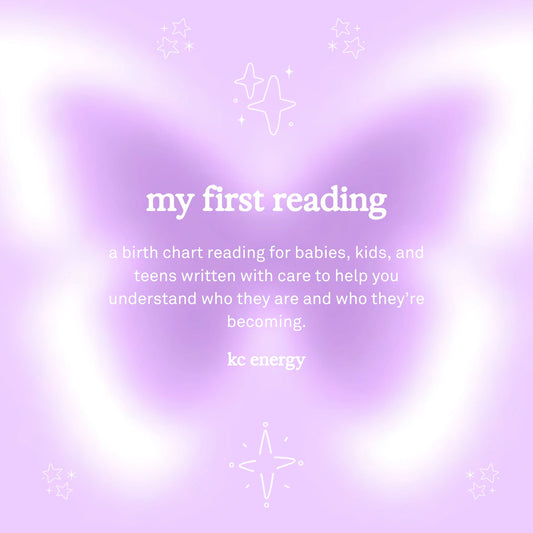 ✧ My First Reading  ✧