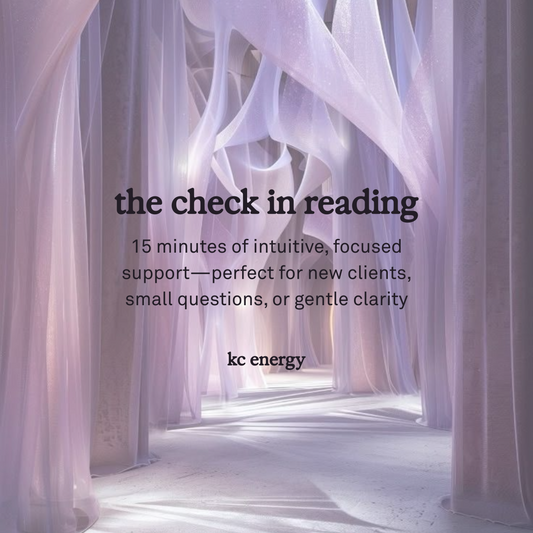✧ The Check In Reading  ✧