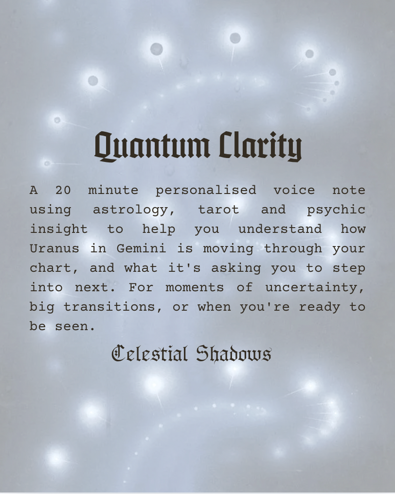✧ Quantum Clarity Reading ✧